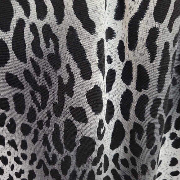 The Arte Women's Strapless Long Maxi Dress‎ Cheetah Print Gray and Black Size L - Picture 2 of 6